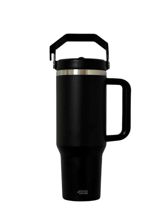 40oz Leakproof Flip-Straw Tumbler with Handle